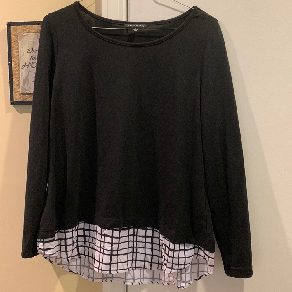 Zac and Rachel layered shirt